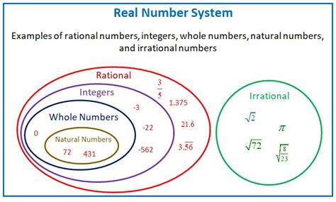 Real Number System | Real number system, Number system worksheets, Real ...