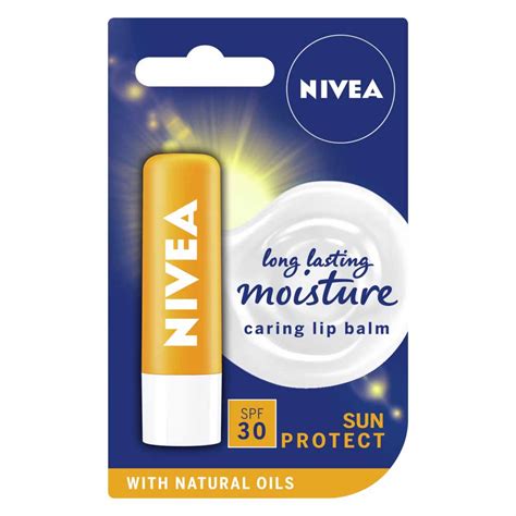 Nivea Sun Protect Lip Balm SPF 30 4.8g | Wilko