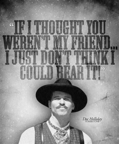 TOMBSTONE friend Doc Holliday Quote Poster - Etsy