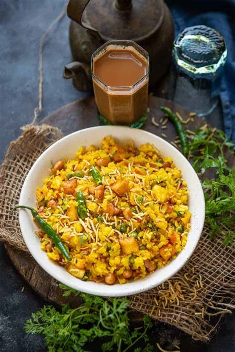 The Best Aloo Poha Recipe (Step By Step) - Whiskaffair