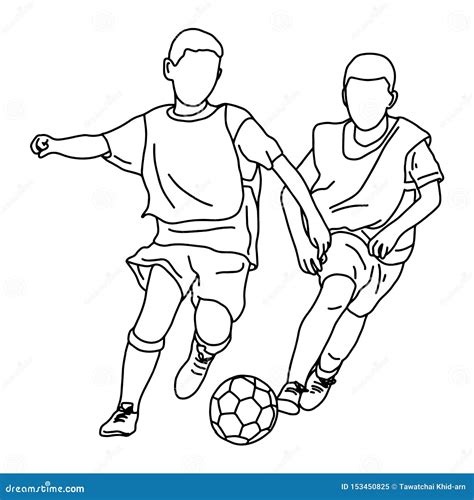 How To Draw A Boy Playing Football Step By Step / Step by step tutorial ...