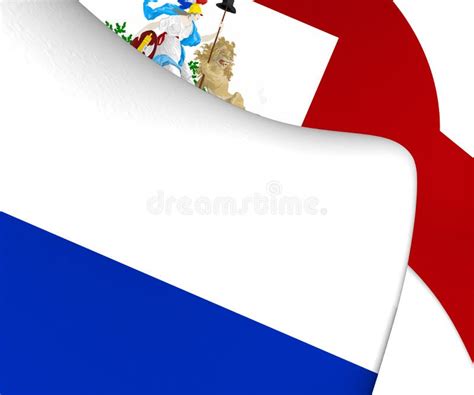 3D Flag of Batavian Republic. Stock Illustration - Illustration of ...