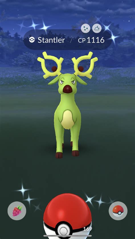 Stantler shiny is awesome! Just encountered it this evening : r/pokemongo