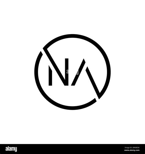 Initial Letter NA Logo Design Vector Template. Creative Abstract NA ...