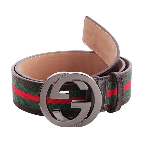 Mens Green And Red Gucci Belt | semashow.com