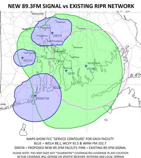 Signal Map | Rhode Island Public Radio