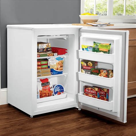 GE Garage Ready Frost Free Upright Freezer In White FUF14QRRWW The Home ...