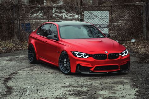 BMW M3 F80 Red Brixton Forged M51 Duo Wheel | Wheel Front