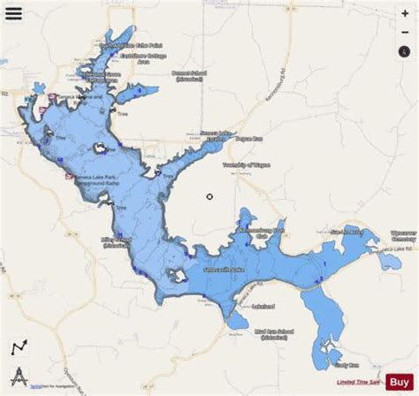 Seneca Fishing Map | Nautical Charts App