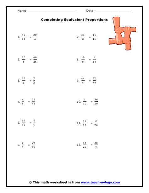 Direct Proportion Grade 5 Worksheets