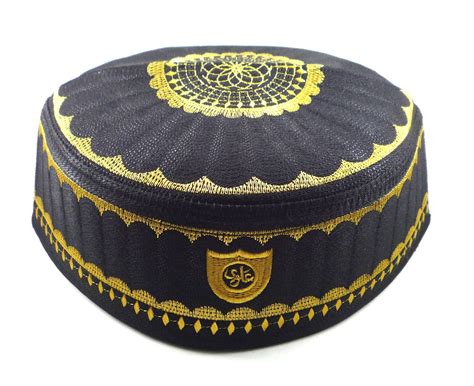 Alwee ALW001 Mens Muslim Prayer Kufi Hat Skull Cap Islam takke Praying ...