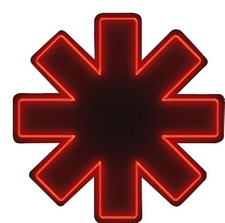 Asterisk Red Hot Chili Peppers Sticker - Asterisk Red Hot Chili Peppers ...