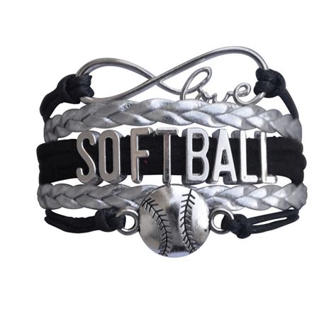 home products girls softball bracelet 21 team colors