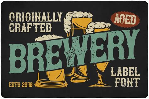 Brewery Typeface - Master Bundles