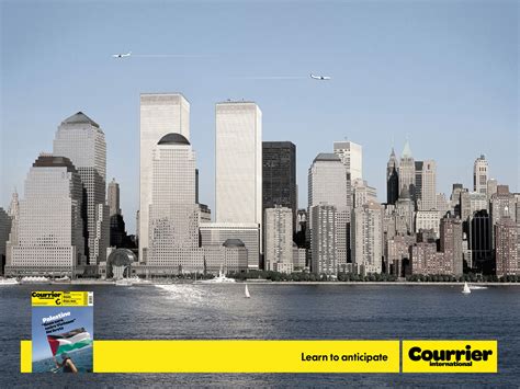 Courrier Print Advert By Saatchi & Saatchi: 9-11 | Ads of the World™