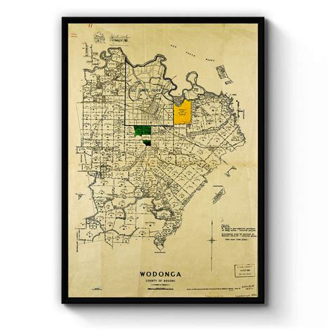 Wodonga, Victoria Vintage Maps