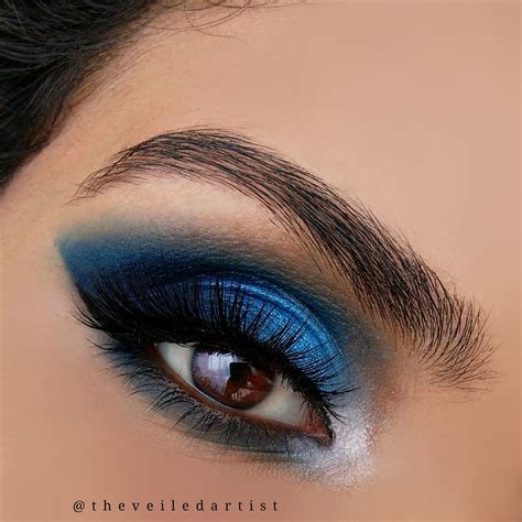 Fun Editorial Style Blue Ombre Eyes Eyeshadow Tutorial(Beginner ...