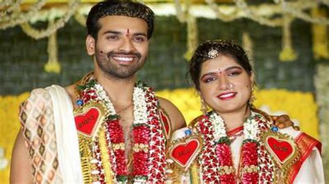 Telugu actor Raja Chembolu weds Hima Bindu in Hyderabad - The Hindu