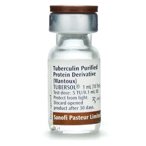 Tubersol®, Tuberculin Purified Protein Derivative (Mantoux), MDV ...