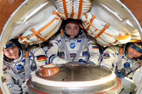 Interesting Photo of the Day: Tight Fit Inside the Soyuz Space Capsule