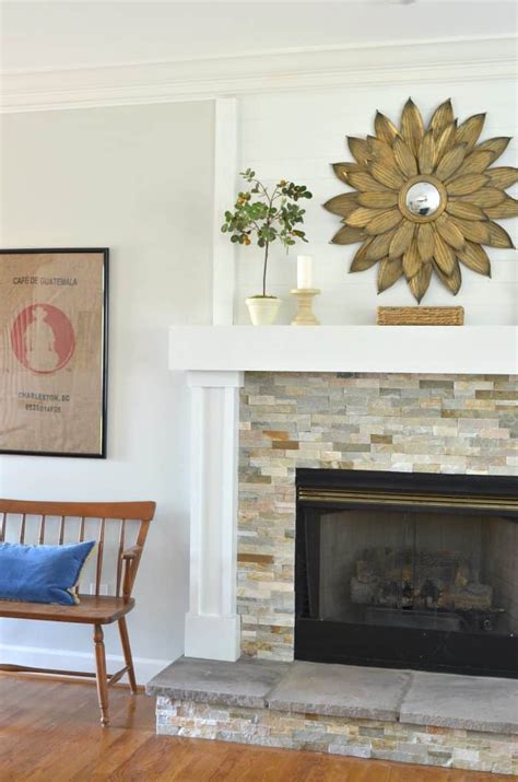 DIY Fireplace Makeover - At Home with The Barkers