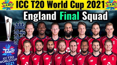 ICC T20 World Cup 2021 England Team Squad | England T20 Squad For World ...