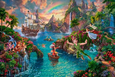 Thomas Kinkade Makes Amazing Disney Paintings