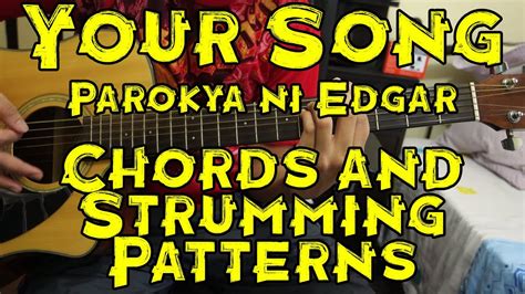 Your Song - Parokya ni Edgar - Guitar Tutorial/Lesson (includes Chords ...