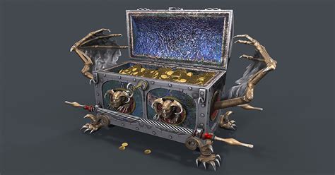 Chest_vampire_with_coins | 3D Furniture | Unity Asset Store