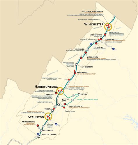 Route 11 Virginia Map