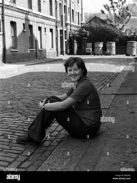 Pauline Quirke 16 Actress May 1976 Smiling Stock Photo - Alamy