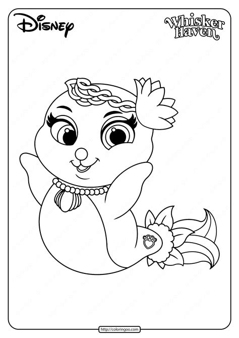 Printable Palace Pets Sandy Pearl Pdf Coloring Page