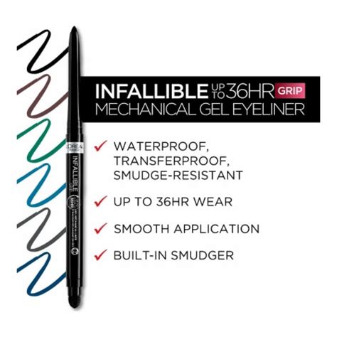 L'Oreal Paris Infallible Grip Mechanical Gel Eyeliner 220 Brown Denim ...