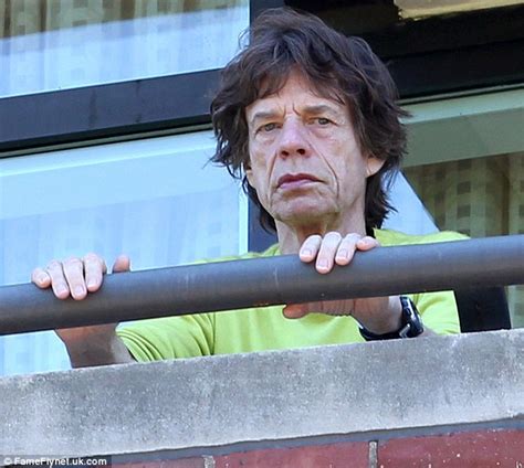 Mick Jagger waved to fans in Boston