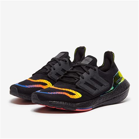 adidas Ultraboost 22 - Core Black/Core Black/Power Blue - Mens Shoes ...