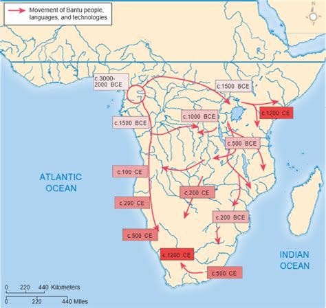 Bantu People Map