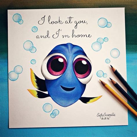 Baby Dori by Be Only Fantasie | Easy disney drawings, Disney drawings ...