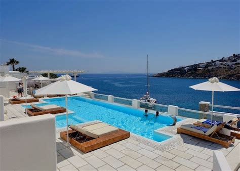 Best Beach Front Hotel in Mykonos - Just In Time Travels