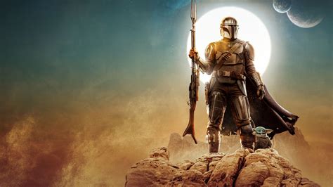 Grogu and The Mandalorian Wallpaper, HD TV Series 4K Wallpapers, Images ...