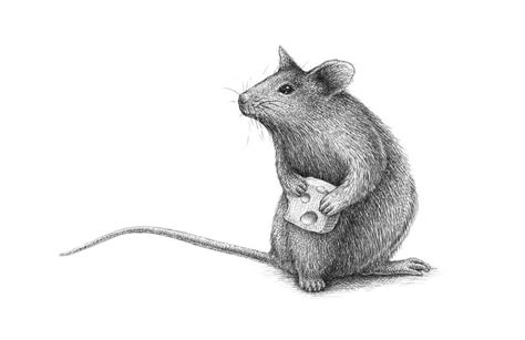 How to Draw a Mouse with Pen and Ink