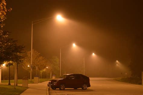 Night fog,fog,night,in the dark,street lights - free image from needpix.com