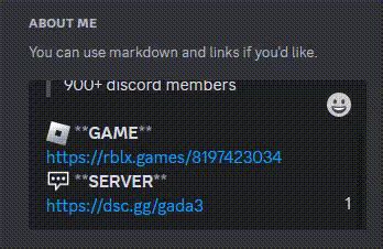 Make external emojis on About Me only count 1 character. – Discord
