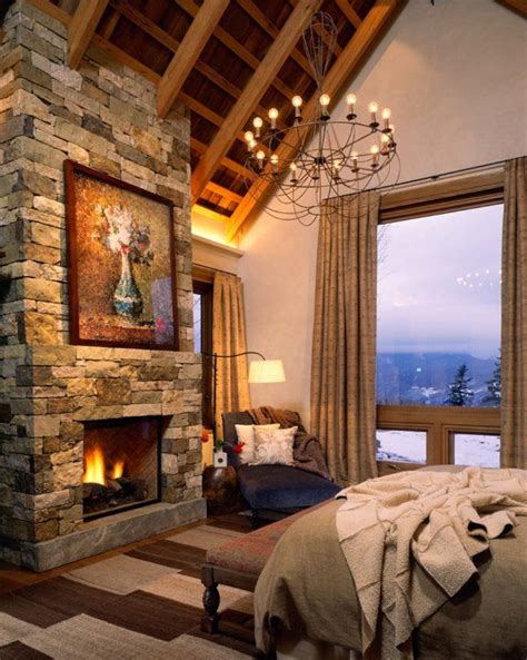 cozy bedroom fireplace | Home Decor | Pinterest