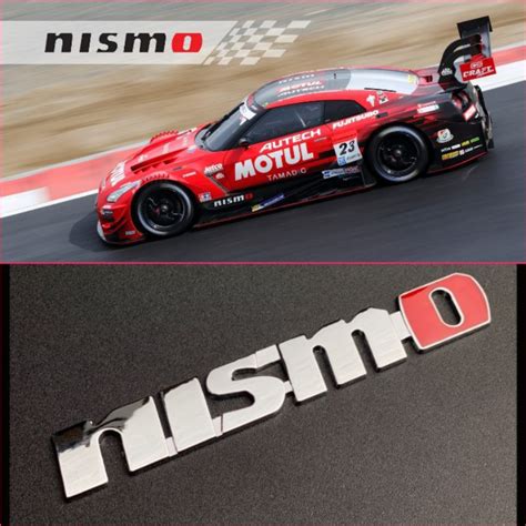 Car Sticker Emblem Nismo Logo Nissan 3D Metal Material | Shopee Malaysia