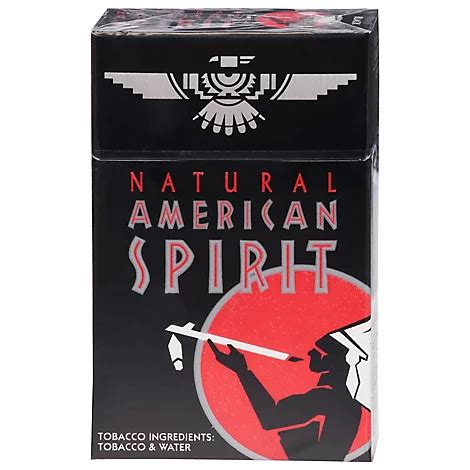 American Spirit Cigarettes Black Perique Box - Pack - Pavilions