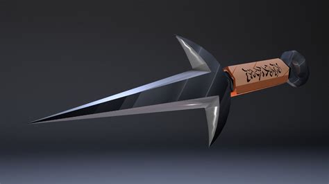 3D model Kunai of Minato from anime Naruto | CGTrader