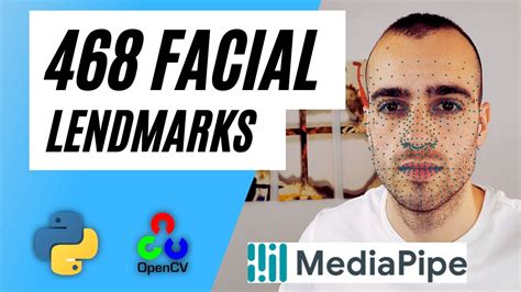 Facial Landmarks Detection | with Opencv, Mediapipe and Python