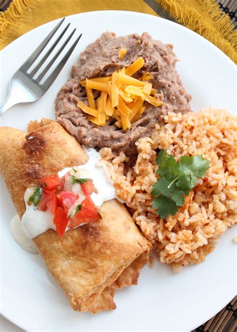 Best Ever Chicken Chimichanga Recipe - Real Life Dinner