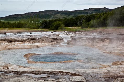 Geysir Eruption Sequence - Stock Image - C028/5129 - Science Photo Library