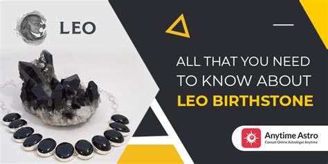 Leo Birthstone: Meaning, Color and Benefits for Leo Natives